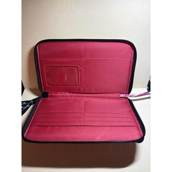 NWT Vera Bradley Cherry Blossoms Zip Around Wallet Wristlet 14991-170 - Picture 3 of 5